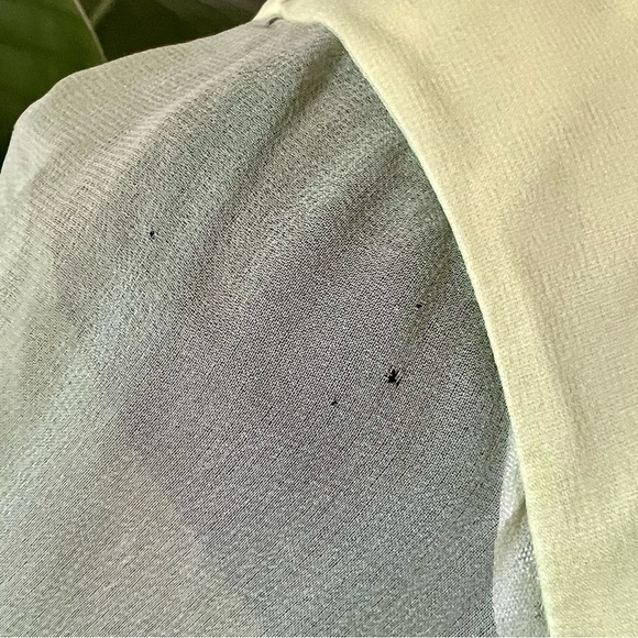 Vintage Light Green Chiffon & Taffeta Maxi Handmade Dress - Picture 11 of 16